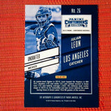 2015 PANINI CONTENDERS BASEBALL JULIAN LEON PROSPECT TICKET AUTO RED