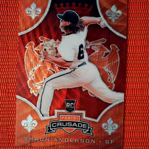 2019 Panini Chronicles Crusade Ruby Wave /199 Shaun Anderson #15 Rookie