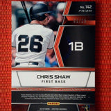 2019 Panini Chronicles Spectra Jersey Neon Green 5/25 Chris Shaw #142 Rookie Auto