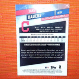 2019 Topps Finest Jake Bauers Rookie Card - Cleveland Indians