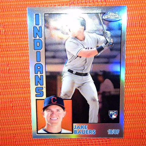 2019 Topps Chrome Baseball 1984 Style Jake Bauers RC #84TC-21