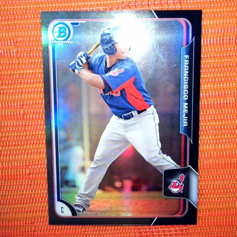 2015 Bowman Chrome Black Asia Refractor Francisco Mejia