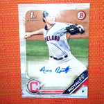 ALEX ROYALTY 2019 TOPPS 1ST BOWMAN PROSPECT AUTO PA-AR CLEVELAND INDIANS