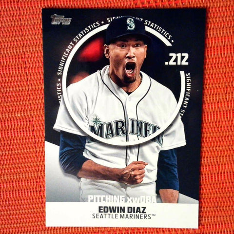 2019 Topps Series 2 EDWIN DIAZ Significant Statistics #SS-12 SEATTLE MARINERS