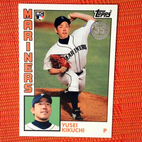 2019 Topps 35th Anniversary Insert RC #84R-YK Yusei Kikuchi Seattle Mariners