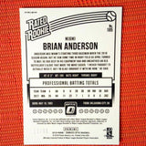 2018 Panini Optic #185 Brian Anderson Marlins RC #12/50 Nmt