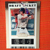 JJ BLEDAY 2019 Contenders Ticket HOLO REFRACTOR SP RC /99! #10! MARLINS!