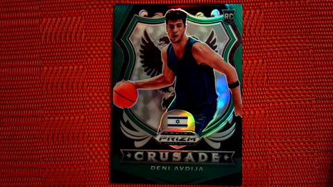 2020-21 Panini Prizm Draft Picks Basketball Crusade Green Prizm #86 Deni Avdija - Rookie Default Title