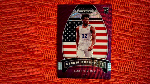 2020-21 Panini Prizm Draft Picks Basketball Global Prospects Purple Wave Prizm #97 James Wiseman - Rookie Default Title