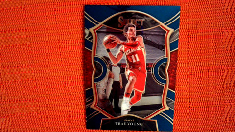 2020-21 Panini Select Basketball Concourse #2 Trae Young (Blue Retail) Default Title