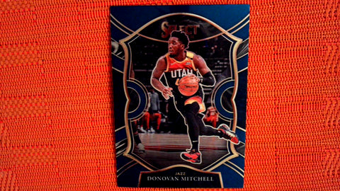 2020-21 Panini Select Basketball Concourse #27 Donovan Mitchell (Blue Retail) Default Title