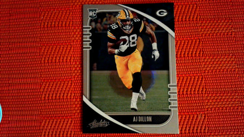 2020 Absolute Football AJ DILLON Rookie Card RC #103 Green Bay Packers Default Title