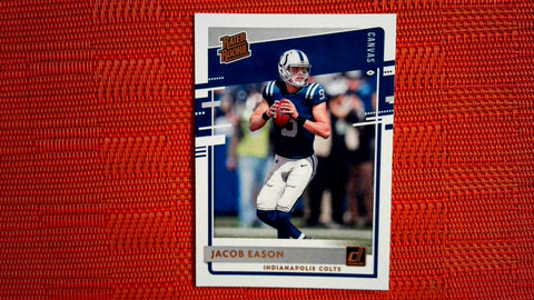 2020 Donruss JACOB EASON Canvas Rated Rookie Card RC #312 - Indianapolis Colts Default Title