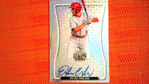 2020 Leaf Metal Draft Mojo Parallel Autograph #BA-DC1 Dylan Carlson Default Title