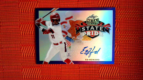 2020 Leaf Metal Draft State Pride Autograph 10/25 #SP-EH1 Ed Howard Default Title