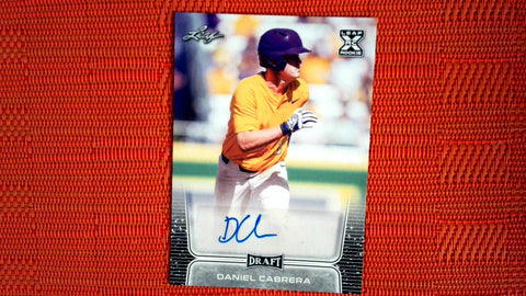 2020 Leaf Rookie Draft Autograph #BA-DC3 Daniel Cabrera Default Title