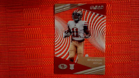 2020 Panini Chronicles Football Clear Vision  #CV-16 Brandon Aiyuk- Rookie Default Title