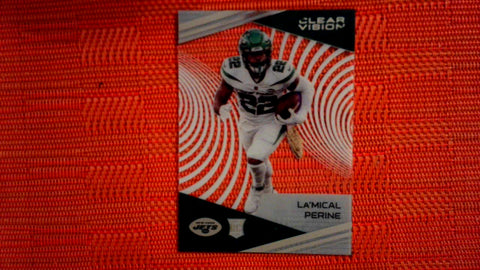 2020 Panini Chronicles Football Clear Vision  #CV-25 La'Mical Perine - Rookie Default Title