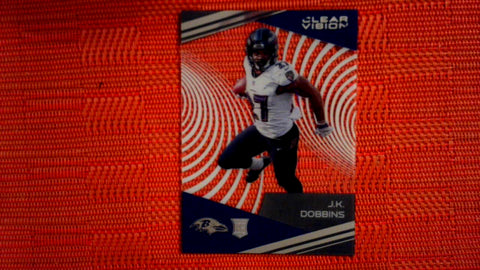 2020 Panini Chronicles Football Clear Vision  #CV-6 JK Dobbins- Rookie Default Title
