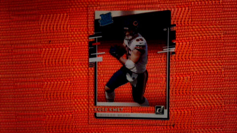 2020 Panini Chronicles Football Clearly Donruss Rated Rookies #RR-CK Cole Kmet - Rookie Default Title