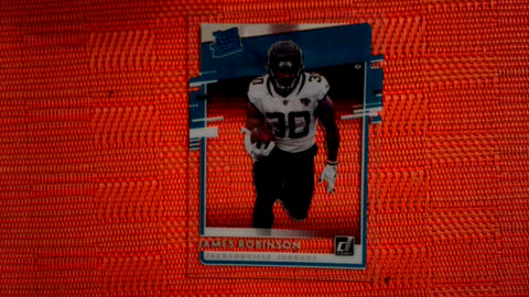 2020 Panini Chronicles Football Clearly Donruss Rated Rookies #RR-JR James Robinson- Rookie Default Title
