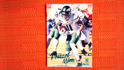 2020 Panini Chronicles Football Luminance - Teal Parallel #224 Denzel Mims- Rookie Default Title