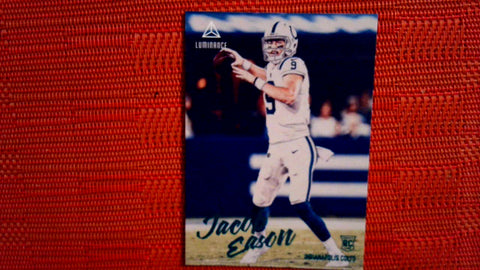 2020 Panini Chronicles Football Luminance Update Rookies- Teal #208 Jacob Eason Default Title