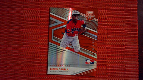 2020 Panini Elite Extra Edition Aspirations Orange #200 Lenny Carels 31/149 Baseball Default Title