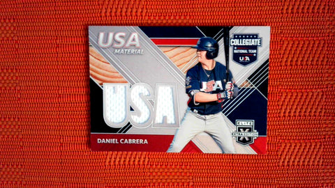 2020 Panini Elite Extra Edition Baseball Collegiate National Team USA Material #USAM-DC Daniel Cabrera Default Title