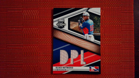 2020 Panini Elite Extra Edition DPL Material Black #DPM-ER Elias Reynoso Baseball Default Title
