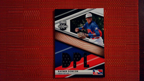 2020 Panini Elite Extra Edition DPL Material Black #DPM-RD Rayner Doncon Baseball Default Title