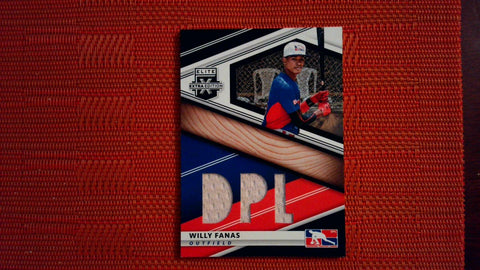 2020 Panini Elite Extra Edition DPL Material Black #DPM-WF Willy Fanas Baseball Default Title