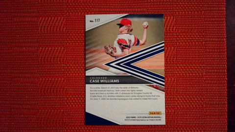 2020 Panini Elite Extra Edition Pink #117 Case Williams Baseball Default Title