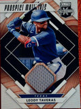 2020 Panini Elite Extra Edition Prospect Materials Black #PM-LT Leody Taveras Baseball Default Title