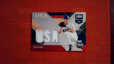 2020 Panini Elite Extra Edition USA Baseball Material Black #USAM-MI Mick Abel Baseball Default Title