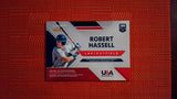 2020 Panini Elite Extra Edition USA Baseball Material Black #USAM-RH Robert Hassell Baseball Default Title