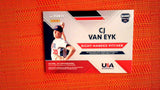 2020 Panini Elite Extra Edition USA Game Worn Material 145/199 #USAM-CE CJ Van Eyk Default Title