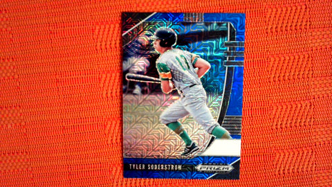 2020 Panini Prizm Draft Picks Blue Mojo #PDP26 Tyler Soderstrom Default Title