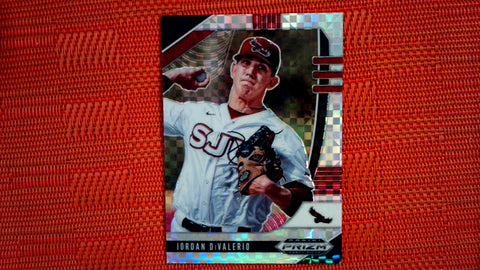 2020 Panini Prizm Draft Picks Power Plaid 07/35 #PDP89 Jordan DiValerio Default Title