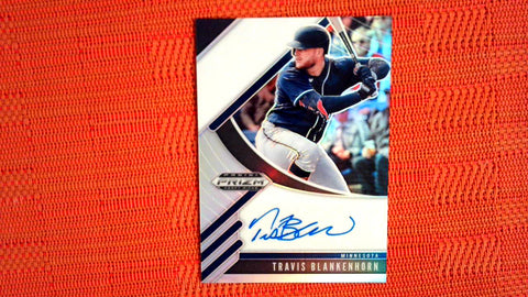 2020 Panini Prizm Draft Picks Prizm Autograph #A-TB Travis Blankenhorn Default Title