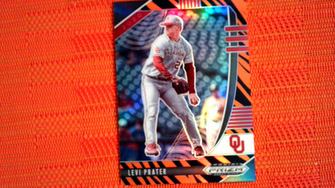 2020 Panini Prizm Draft Picks Prizm Tiger Stripes 9/99 #PDP93 Levi Prater Default Title