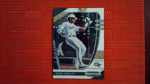 2020 Panini Prizm Draft Picks White Donuts #PDP146 Baron Radcliff 22/50 Baseball Default Title