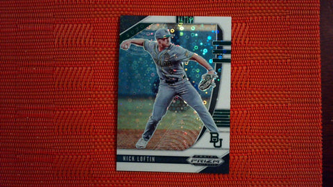 2020 Panini Prizm Draft Picks White Donuts #PDP32 Nick Loftin 27/50 Baseball Default Title