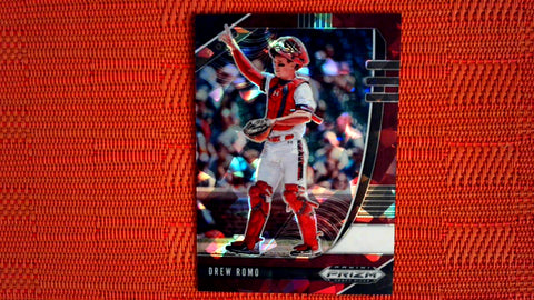 2020 Prizm Draft Picks Burgundy Cracked Ice #PDP35 Drew Romo Default Title