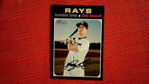 2020 Topps Hertiage Base French Variation #255 Brandon Lowe Default Title