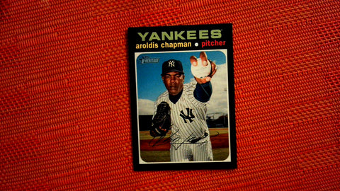 2020 Topps Hertiage Base Mini 53/100 #484 Aroldis Chapman Default Title