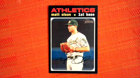 2020 Topps Hertiage SP #407 Matt Olson Default Title
