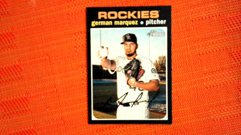 2020 Topps Hertiage SP #438 German Marquez Default Title