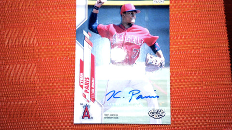 2020 Topps Pro Debut Base #PD-90 Kyren Paris Auto Baseball Default Title