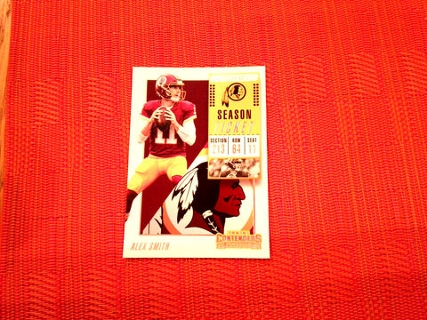 2018 Contenders NFL 1 Alex Smith - Washington Redskins (Base)
